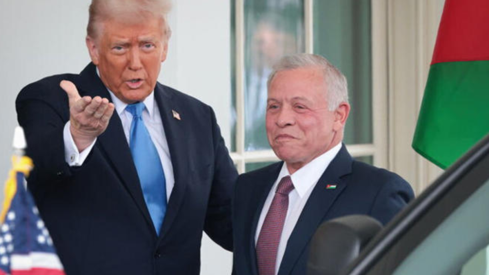 Il presidente Donald Trump ha incontrato il Re di Giordania