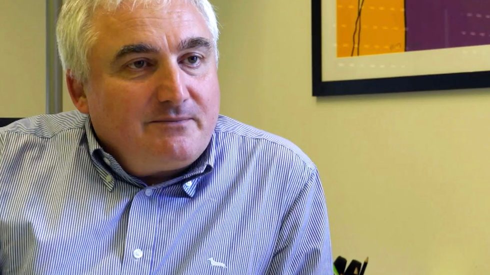 con Stefano Lampertico, direttore del mensile Scarp de Tenis